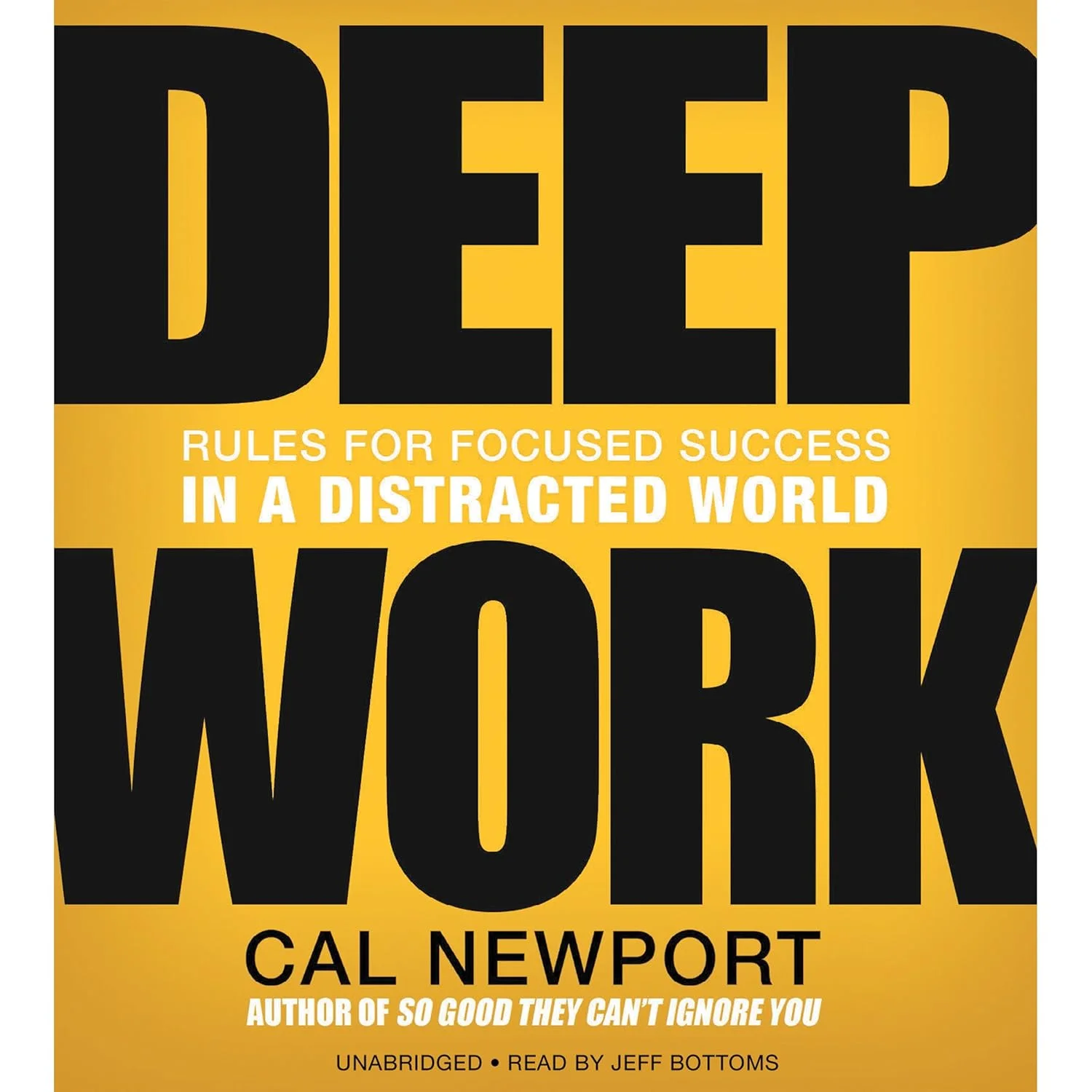 Book Cover Deep Work by Cal Newport