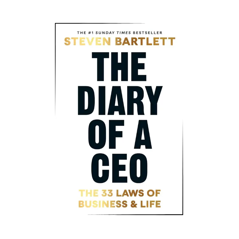 book cover THE DIARY OF A CEO by STEVEN BARTLETT